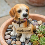 CD Whimsical "Welcome" Beagle Figurine - Image 4