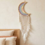 Celestial Rainbow Macramé Dreamcatcher - Image 4