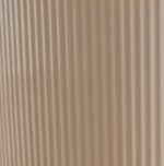 CD Premium Minimalist Ribbed Ceramic Planter with Matching Saucer - Image 4