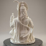 Divine Strength: Alabaster-Finish Lord Hanuman - Image 2