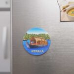 Kerala Houseboat Fridge Magnet