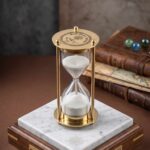 Marine Arts Premium Solid Brass Sand Timer, Sand Glass Clock - Image 3