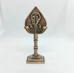 Om Vel with Stand | Tamil om Vel Car Dashboard | om muruga | Murugan Om Vel (Bronze Color) - Image 2