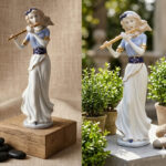 The Melodic Muse Porcelain Figurine