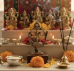 Yaazh Treasures Murugan Vel with Peacock and Arch Idol – Divine Metal Statue for Pooja, Home Decoration & Car Dashboard - Image 2