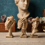 Abstract Expression Face Sculpture Set