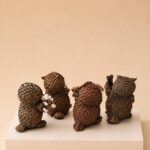 CD Set of 4 Musical Owl Showpieces – Decorative Resin Figurine Collection - Image 2
